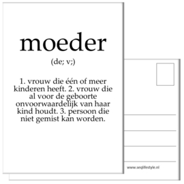 A6 KAART: MOEDER