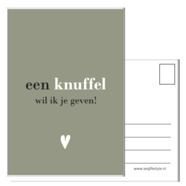 Een knuffel