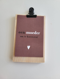 Een moeder