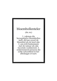 BLOEMBOLLENTELER