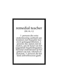 REMEDIAL TEACHER