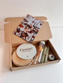 GIFTBOX: BLOEMETJE GROEN