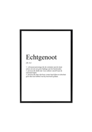 ECHTGENOOT SARCASTISCH