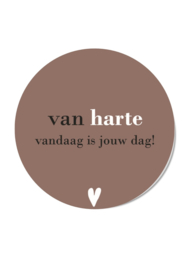 Van harte