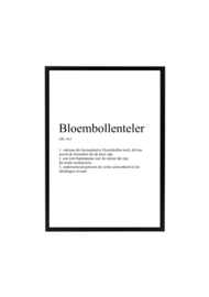 BLOEMBOLLENTELER