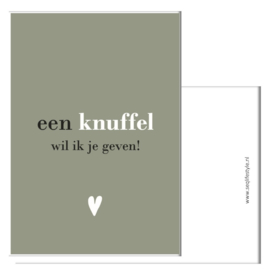 Een knuffel