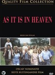 As it is in heaven - Een hemelse film over liefde en verlossing - DVD