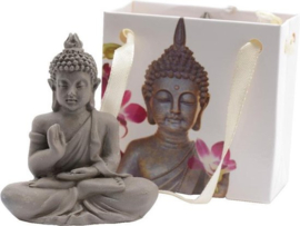 Decoratie boeddha in tasje van hardsteen