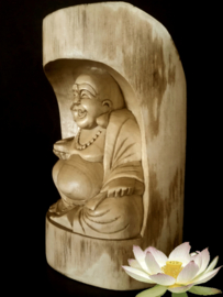 Lachende dikbuik boeddha - (handmade)