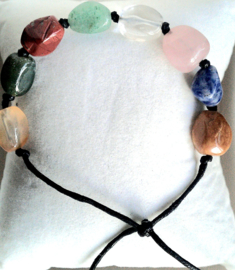 Chakra armband met echte edelstenen