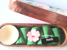 Herb wierookkegel giftsetje