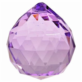 Feng Shui Kristal bol 5 cm Violet