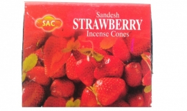 Strawberry kegeltjes (10 stuks)
