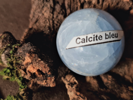 Calciet blauw bol 4cm