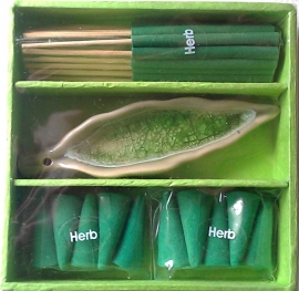 Herb cadeauset wierook