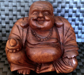 Lachende dikbuik boeddha 20cm (Suarhout)