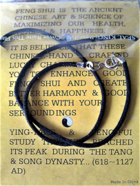 Onyx Feng Shui edelsteenhanger