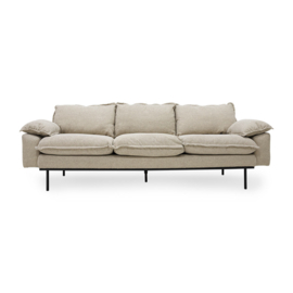 Retro Sofa Wafer Cream 3 zits HK Living