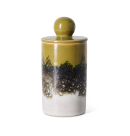 70s ceramics: storage jar truffle, medium KST0316