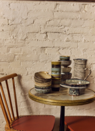 70s ceramics: dessert bowls grand, set of 4 KST0289