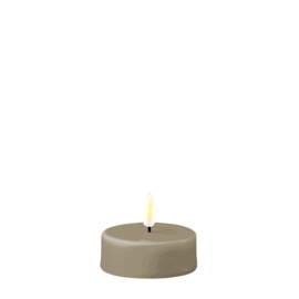 Sand LED Jumbo Tealight Candle D: 6,1 * 4,5 cm (2 pcs.) (2,5*1,75 inch)