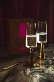 Swirl Champagne glazen (set van 2 ) AGL4497 HKLiving