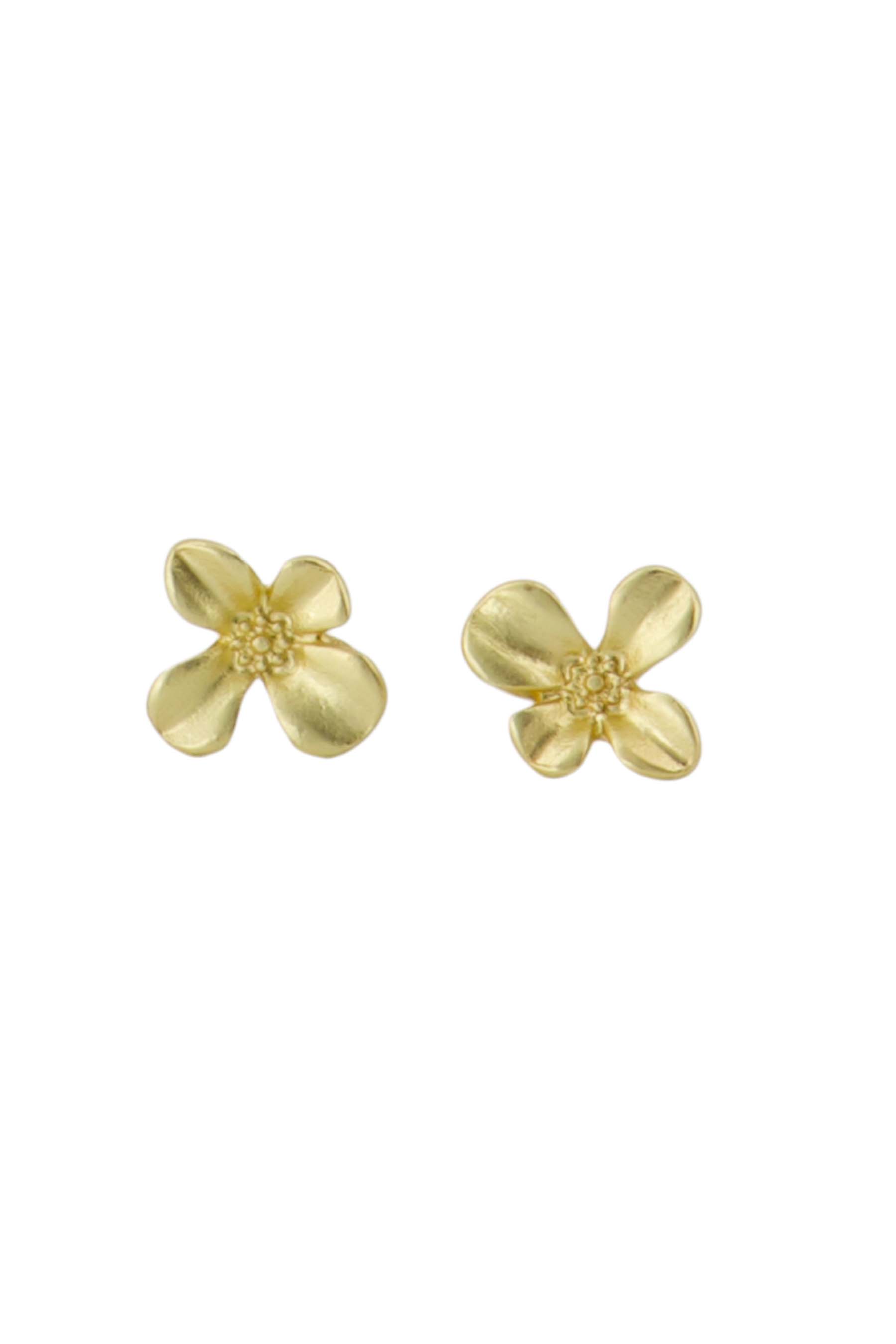 bloem studs oorbellen ZUSSS
