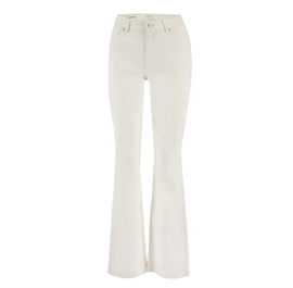 ZUSSS FLARED JEANS OFF WHITE
