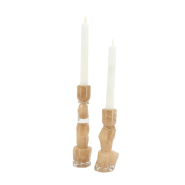 Liqo (set of 2) - light brown