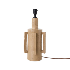 Robust table lamp base clay LTL0012