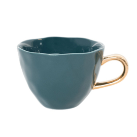 Good Morning Cup Cappuccino/Tea Blue Green UNC
