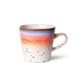 70s ceramics: americano mug, asteroids ACE7046  HK LIVING