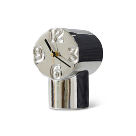 Retro ceramic clock chrome ACL0005