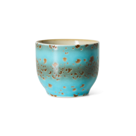 70s ceramics: café cup aqua KST0271