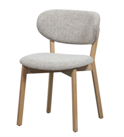 UDAR EETKAMERSTOEL MET HOUTEN FRAME NATUREL