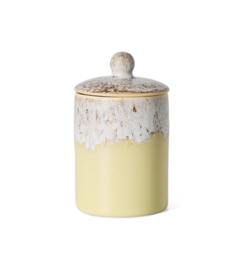70s ceramics: jar custard KST0318