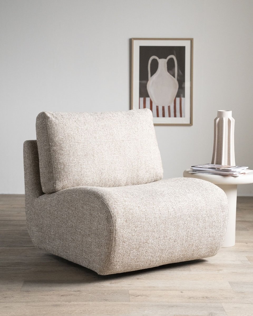 Fauteuil Lucia - taupe Donna