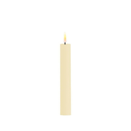 Cream LED Dinner Candle D: 2,2 * 15 cm (2 pcs.) (6 inch)