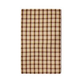 Vida check table cloth chestnut/cream, 140x220cm HK Living