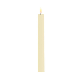 Cream LED Dinner Candle D: 2,2 * 24 cm (2 pcs.) (9,5 inch) RF-0116