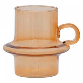 URBAN NATURE CULTURE TEALIGHT HOLDER COLORATO APRICOT NECTAR