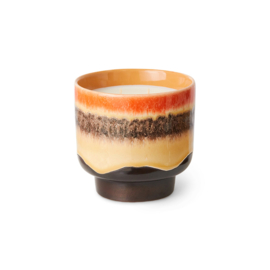 70s ceramics: scented candle tulum