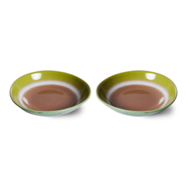 70S CERAMICS: CURRY BOWLS, UPSIDE DOWN ACE7178 (SET OF 2) HK Living