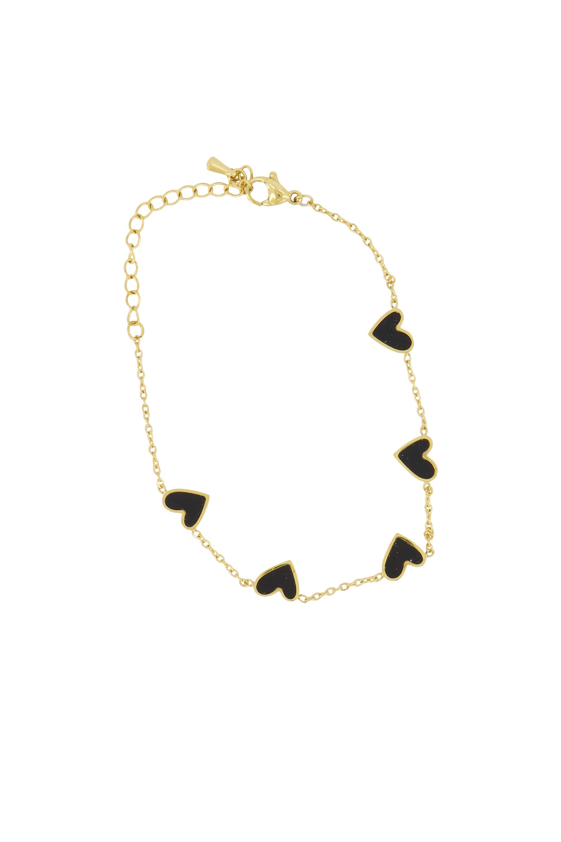 armband met hartbedel ZUSSS
