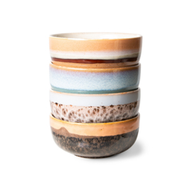 70s ceramics: tapas bowls (set of 4) 7065 HK Living