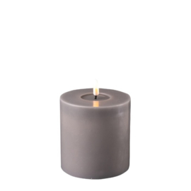 Grey LED Candle D: 10 * 10 cm