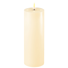 Cream LED Candle D: 7,5 * 20 cm