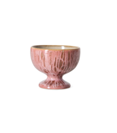 70s ceramics: small coupe rhubarb KST0305