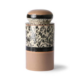 70s ceramics: storage jar, tropical HKliving