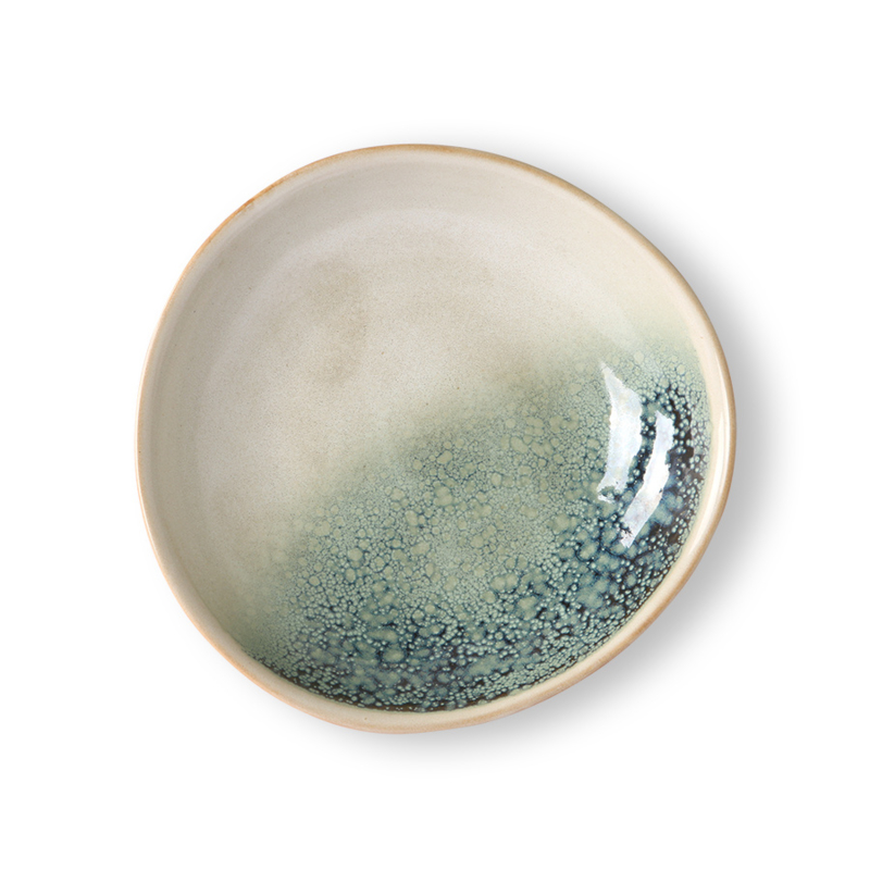 ceramic 70's curry bowls: mist ACE6955 (set of 2) HK Living